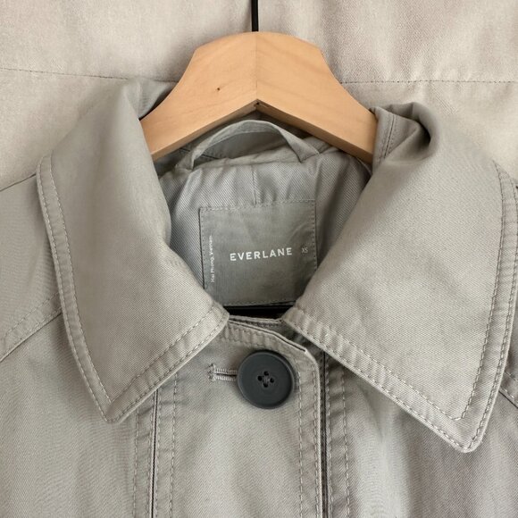 Brand New EVERLANE Mac Coat, Stone, XS - HARD TO FIND - Picture 7 of 8